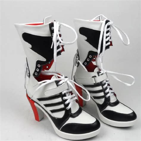 harley quinn suicide squad shoes|DC Comics The Suicide Squad Harley Quinn Boots.